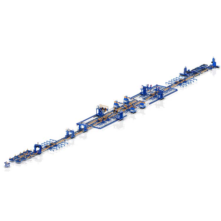 ما الذي يجعل خط لحام العارضة الصندوقية ضروريًا لتصنيع الفولاذ عالي الكفاءة؟